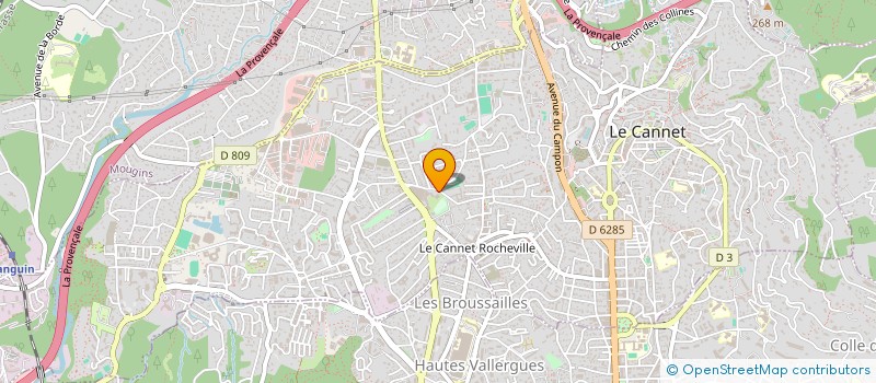 localisation de l'entreprise MADAME CELINE CHEVAL à LE CANNET