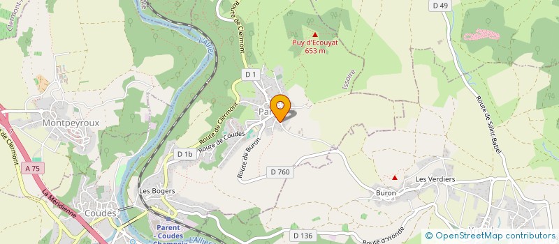 localisation de l'entreprise MADAME CELINE CHEVALEYRE  CHAMPEIX