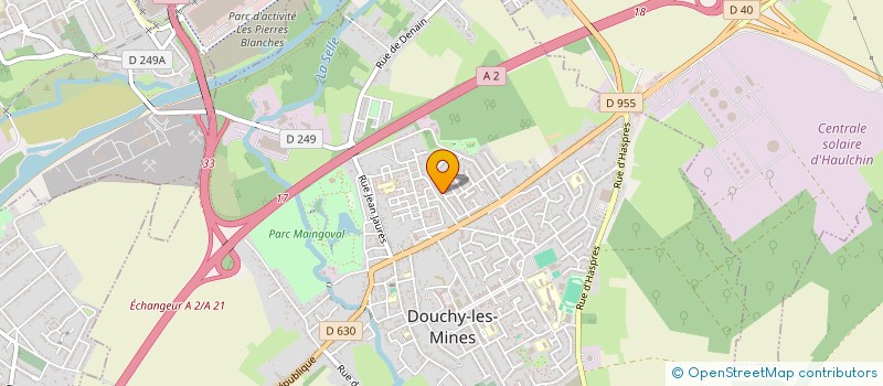 localisation de l'entreprise MADAME CELINE CHEVALIER à DOUCHY-LES-MINES