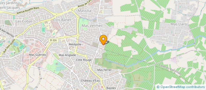 localisation de l'entreprise MADAME CELINE CHEVALLIER à PERPIGNAN