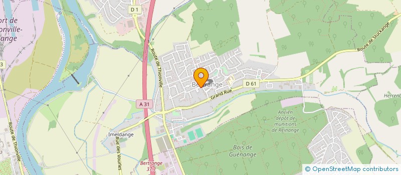 localisation de l'entreprise MADAME CELINE CHEVRIER  BERTRANGE