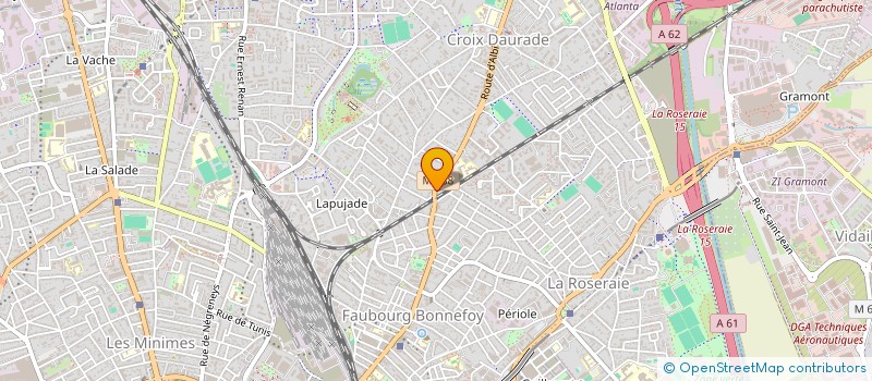 localisation de l'entreprise MADAME CELINE CHIFFRE à TOULOUSE