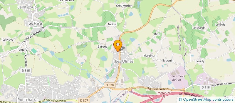 localisation de l'entreprise MADAME CELINE CHIMBER  VINDRY-SUR-TURDINE