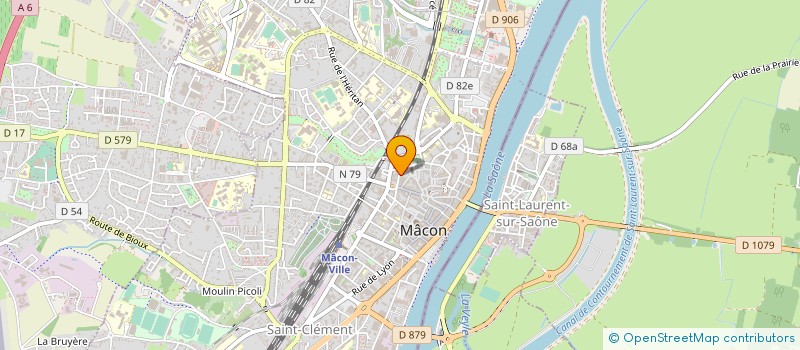 localisation de l'entreprise MADAME CELINE CHOMAT à MACON