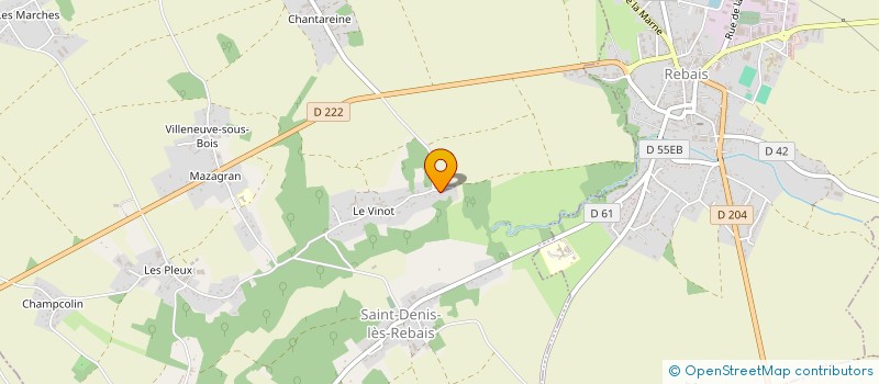 localisation de l'entreprise MADAME CELINE CHOQUET  SAINT-DENIS-LES-REBAIS