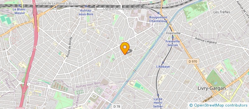 localisation de l'entreprise MADAME CELINE CHORA à AULNAY-SOUS-BOIS