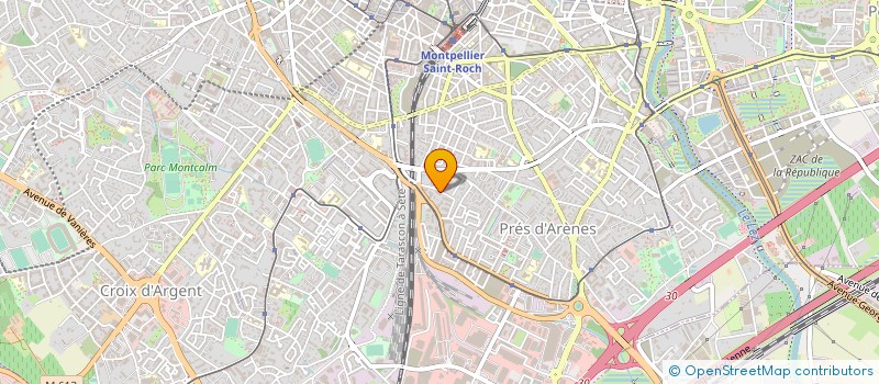 localisation de l'entreprise MADAME CELINE CHOTARD à MONTPELLIER