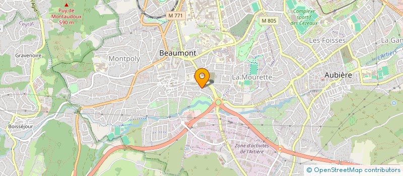 localisation de l'entreprise MADAME CELINE CHOUZET à BEAUMONT