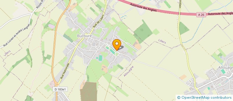 localisation de l'entreprise MADAME CELINE CHRISTIAENS  BURBURE