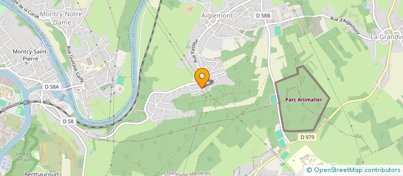 localisation de l'entreprise MADAME CELINE CHRISTINE ROLLINGER  AIGLEMONT