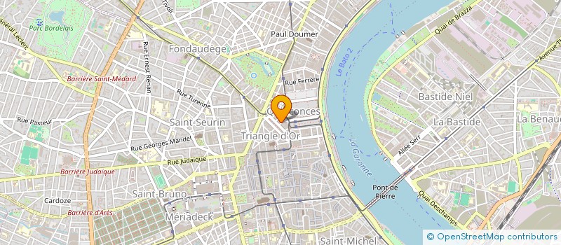 localisation de l'entreprise MADAME CELINE CHRISTOPHE  BORDEAUX