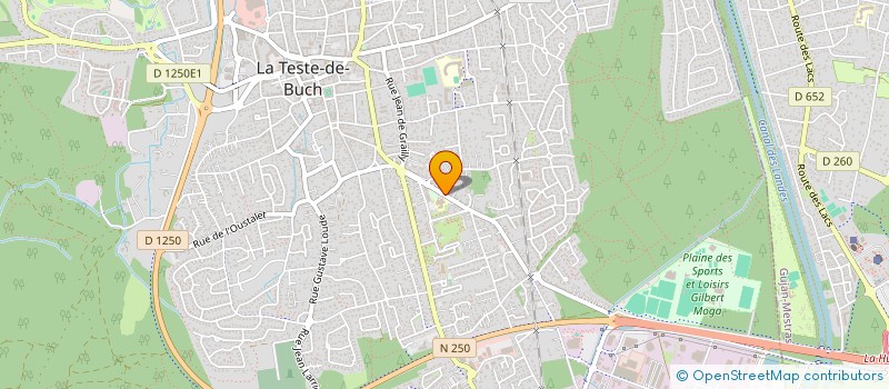localisation de l'entreprise MADAME CELINE CHURLAUD à LA TESTE-DE-BUCH