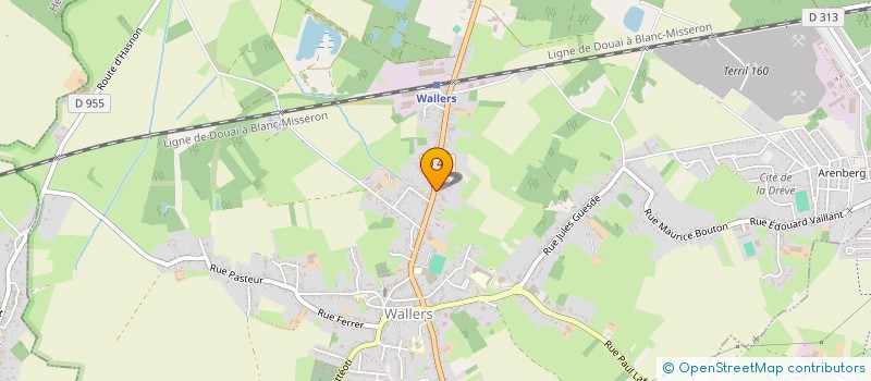 localisation de l'entreprise MADAME CELINE CIANCIOLO  WALLERS