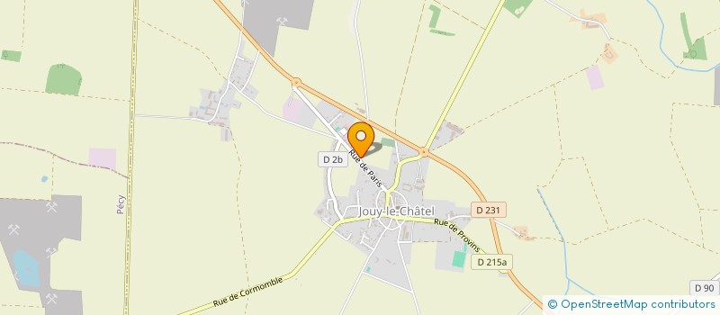 localisation de l'entreprise MADAME CELINE CIBIER à JOUY-LE-CHATEL