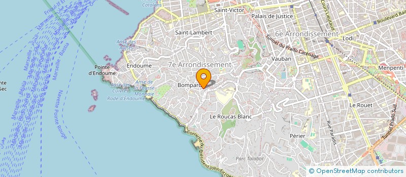 localisation de l'entreprise MADAME CELINE CICCONE  MARSEILLE