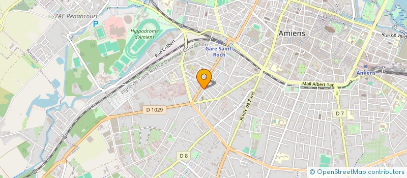 localisation de l'entreprise MADAME CELINE CLAMENS--GAFFET  AMIENS