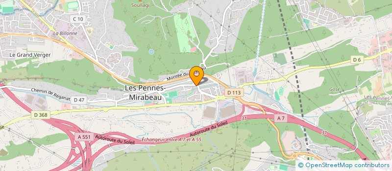 localisation de l'entreprise MADAME CELINE CLAP à LES PENNES-MIRABEAU