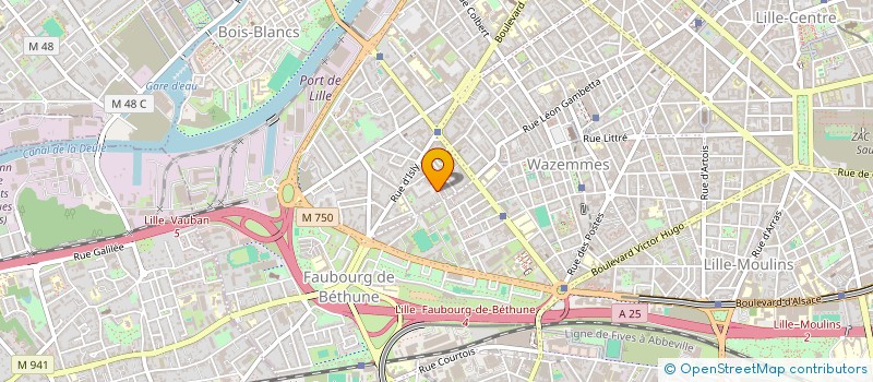 localisation de l'entreprise MADAME CELINE CLAPTIEN à LILLE