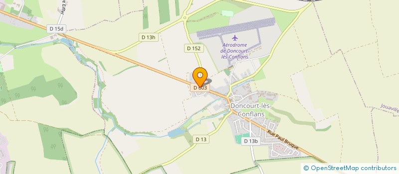 localisation de l'entreprise MADAME CELINE CLAUDOT  DONCOURT-LES-CONFLANS