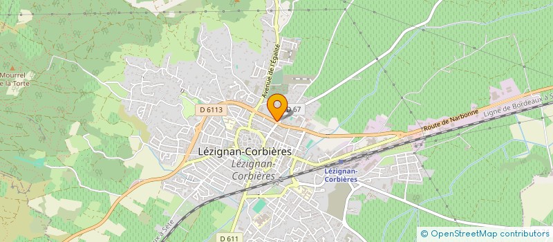localisation de l'entreprise MADAME CELINE CLAYETTE à LEZIGNAN-CORBIERES