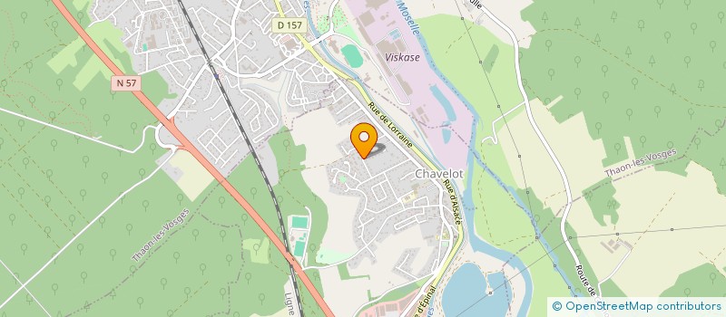 localisation de l'entreprise MADAME CELINE CLEMENT  CHAVELOT