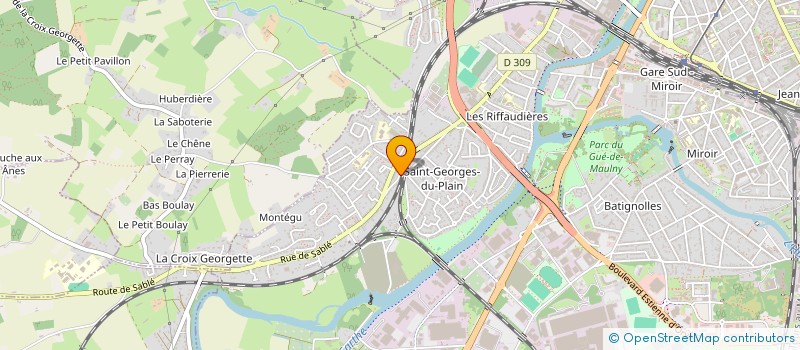 localisation de l'entreprise MADAME CELINE CLEMENT à LE MANS