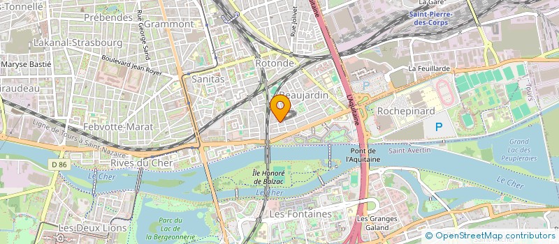 localisation de l'entreprise MADAME CELINE CLEMOT  TOURS