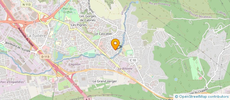 localisation de l'entreprise MADAME CELINE CLERC  VITROLLES