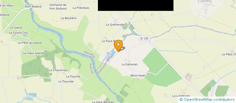 localisation de l'entreprise MADAME CELINE CLOTEAU  GUEMENE-PENFAO