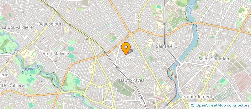 localisation de l'entreprise MADAME CELINE COIFFARD à NANTES