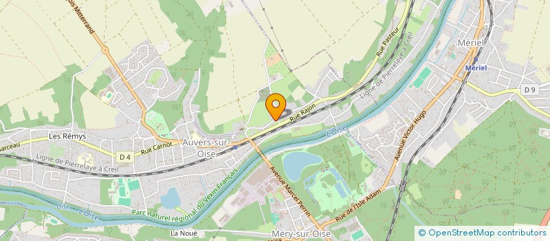 localisation de l'entreprise MADAME CELINE COIGNON  AUVERS-SUR-OISE