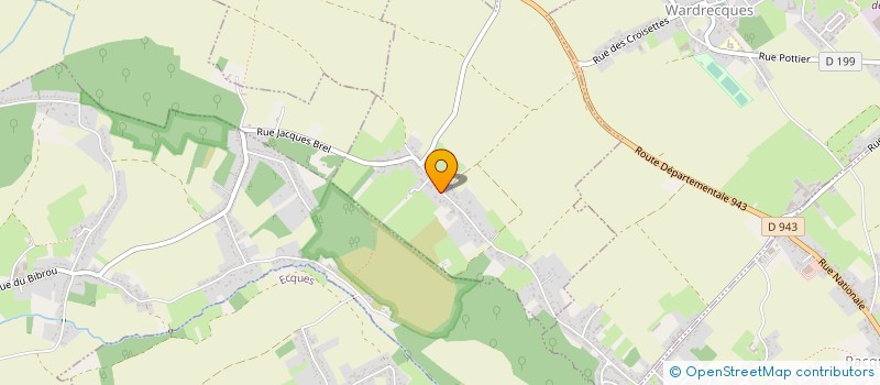 localisation de l'entreprise MADAME CELINE COINON  CAMPAGNE-LES-WARDRECQUES