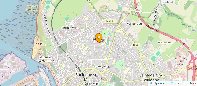 localisation de l'entreprise MADAME CELINE COLIN à BOULOGNE-SUR-MER