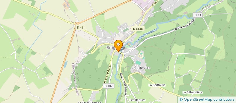 localisation de l'entreprise MADAME CELINE COLLAS  BROGLIE