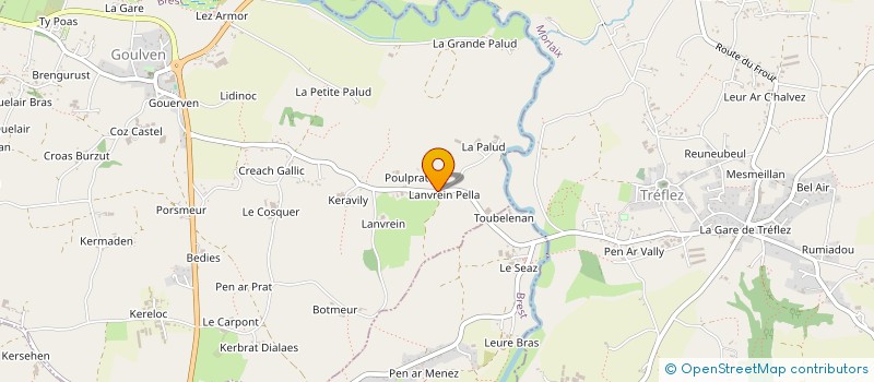 localisation de l'entreprise MADAME CELINE COLLET  GOULVEN