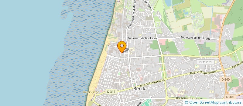 localisation de l'entreprise MADAME CELINE COLLIER à BERCK