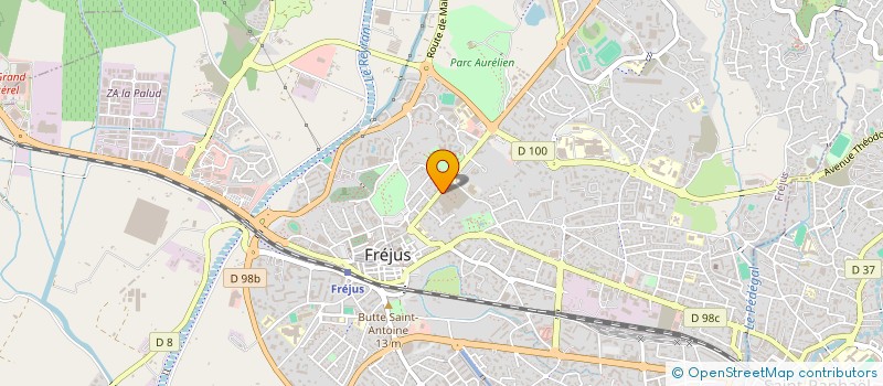 localisation de l'entreprise MADAME CELINE COLLIN à FREJUS