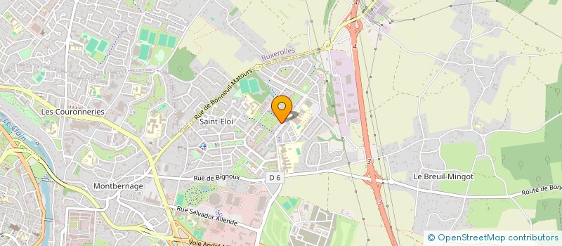 localisation de l'entreprise MADAME CELINE COLLIN à POITIERS