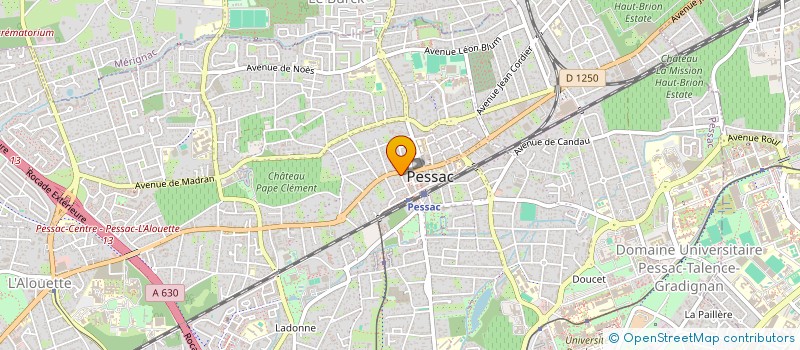 localisation de l'entreprise MADAME CELINE COMBES  PESSAC