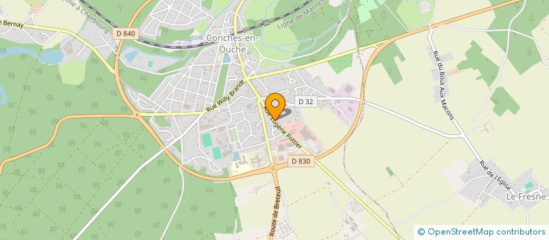 localisation de l'entreprise MADAME CELINE CONSTANT  CONCHES-EN-OUCHE