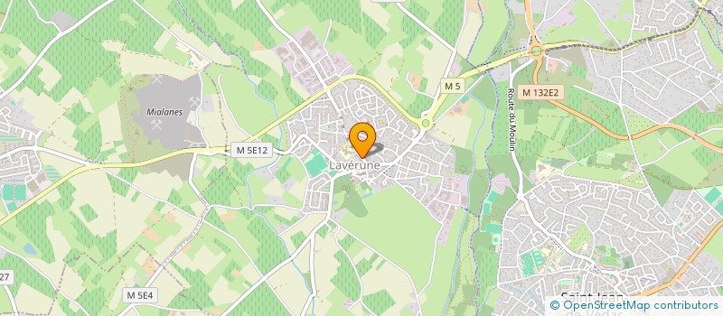 localisation de l'entreprise MADAME CELINE CONTE  LAVERUNE