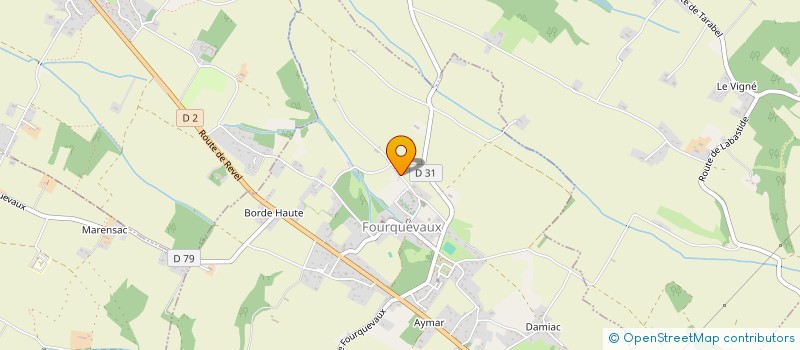 localisation de l'entreprise MADAME CELINE CONTRERAS  FOURQUEVAUX