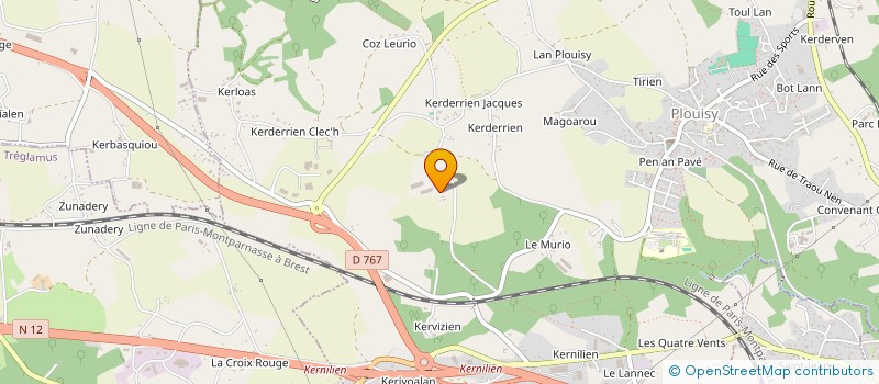 localisation de l'entreprise MADAME CELINE COPIN à POMMERIT-LE-VICOMTE