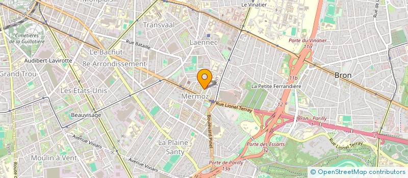 localisation de l'entreprise MADAME CELINE COPRAK à LYON 8EME