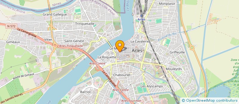 localisation de l'entreprise MADAME CELINE COQUERY  ARLES