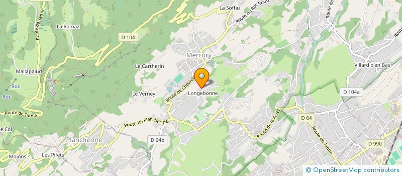 localisation de l'entreprise MADAME CELINE CORDIER  MERCURY