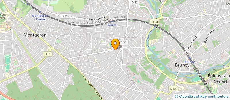 localisation de l'entreprise MADAME CELINE CORDIER  YERRES