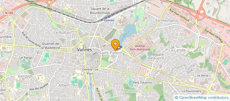 localisation de l'entreprise MADAME CELINE CORDIER à VANNES