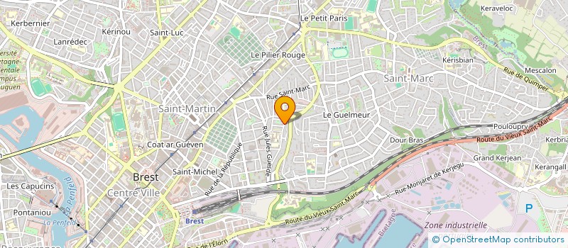 localisation de l'entreprise MADAME CELINE CORFA à BREST