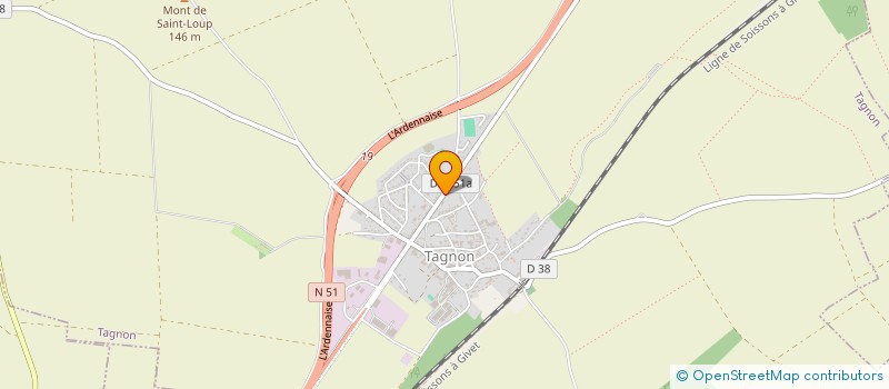 localisation de l'entreprise MADAME CELINE CORNEILLE  TAGNON